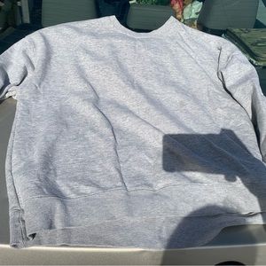 Grey crew neck